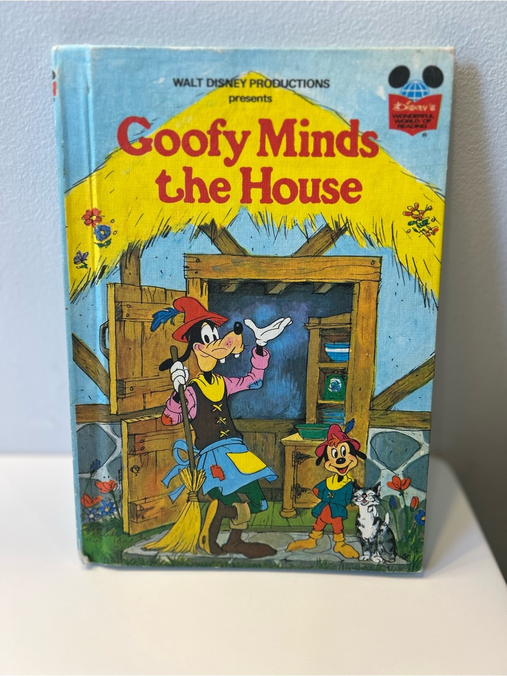 Vintage Disney “Goofy Minds the House” Book • Hardcover